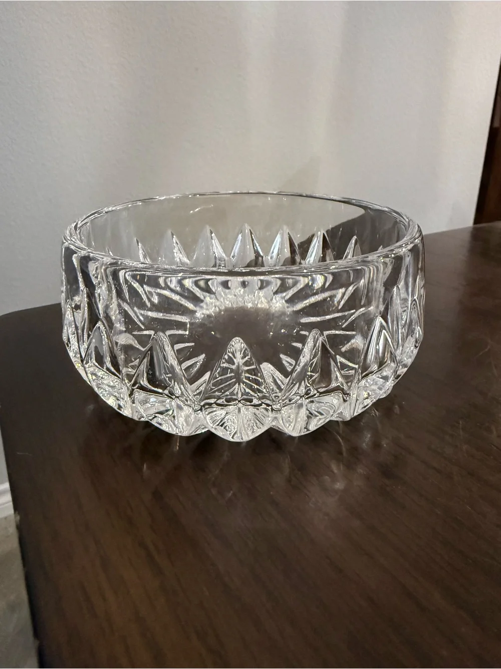 Gorham Lead Crystal Althea Full Candy Nut Bowl EUC